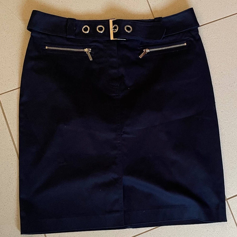 Jones New York Navy Skirt 10  EUC